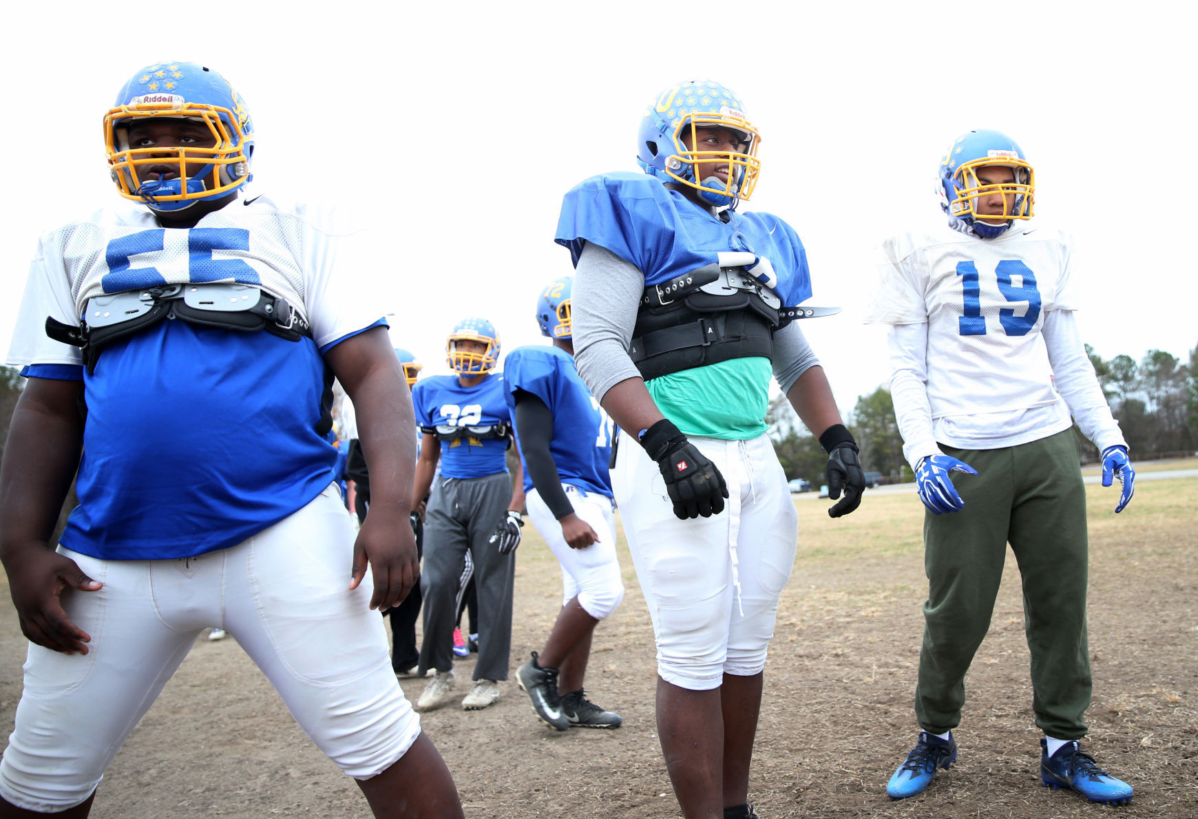Hopewell offensive/defensive lineman Daryan Blowe